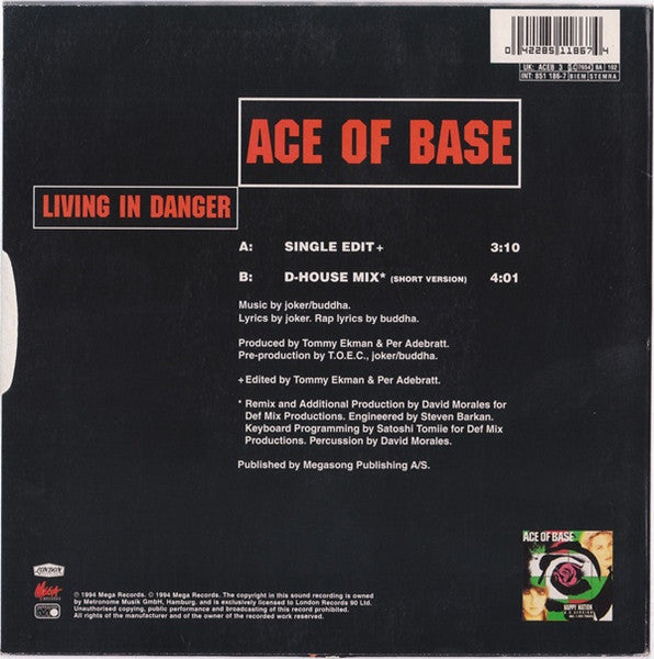 Ace Of Base : Living In Danger (7", Single, Lar)