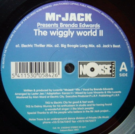 Mr. Jack Presents Brenda Edwards : The Wiggly World 2 (12")