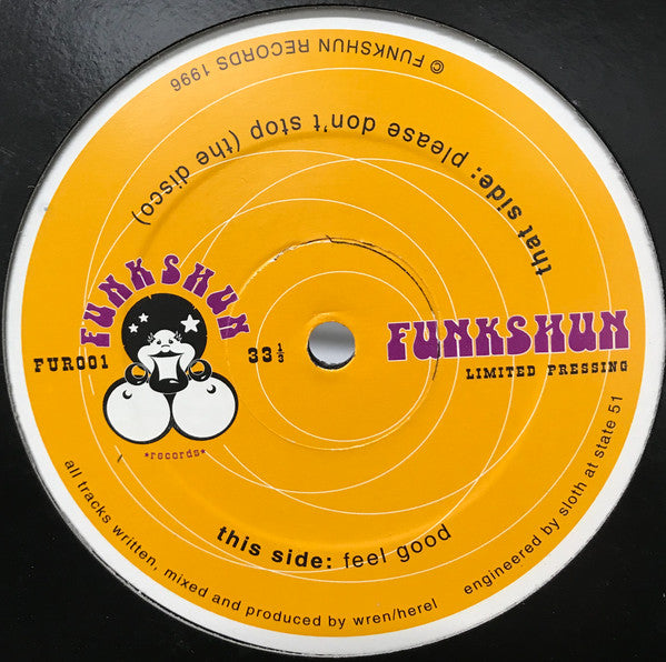 Funkshun : Please Don't Stop (The Disco) (12", Ltd)