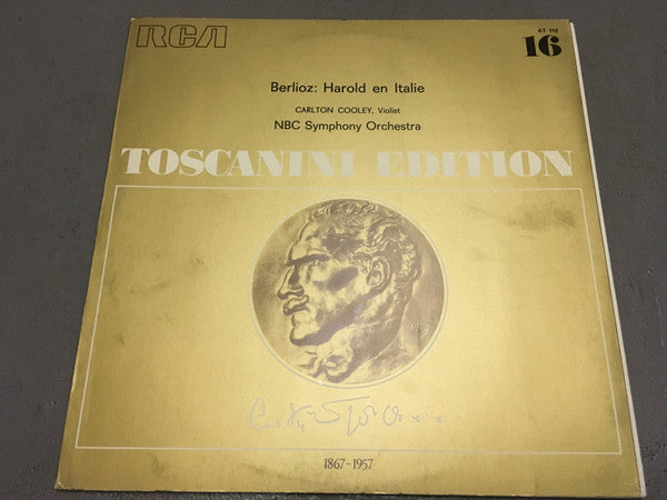 Hector Berlioz - Arturo Toscanini : Harold En Italie (LP, Mono, RE)