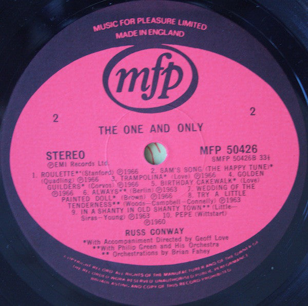 Russ Conway : The One And Only (LP, Comp)