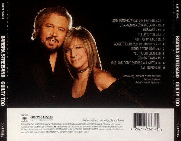 Streisand* : Guilty Too (CD, Album)