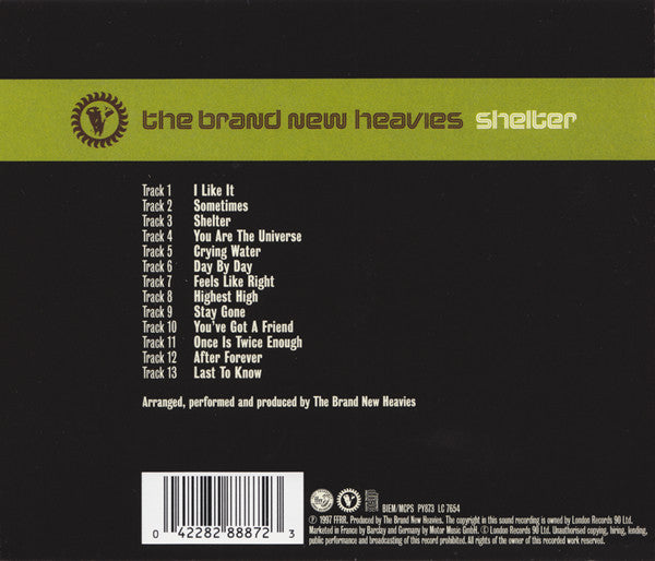 The Brand New Heavies : Shelter (CD, Album)