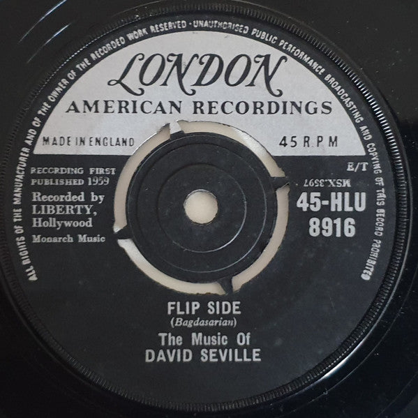 David Seville And The Chipmunks : Ragtime Cowboy Joe (7", Single, 4 P)