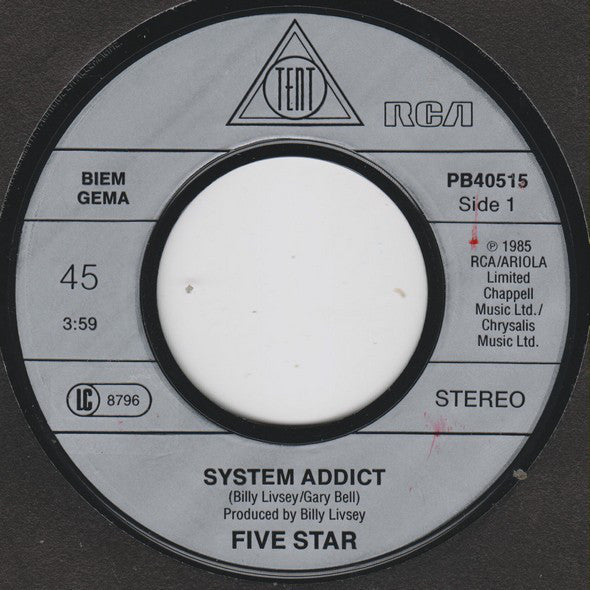 Five Star : System Addict (7", Single)