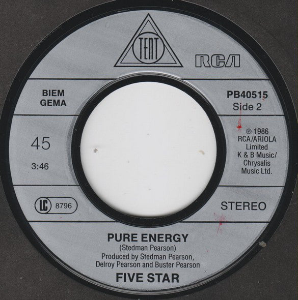 Five Star : System Addict (7", Single)