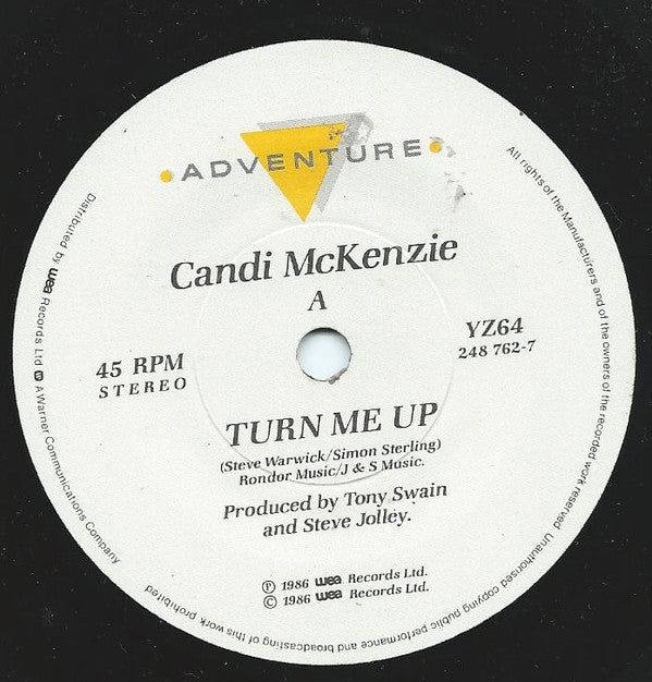 Candy McKenzie : Turn Me Up (7", Single)