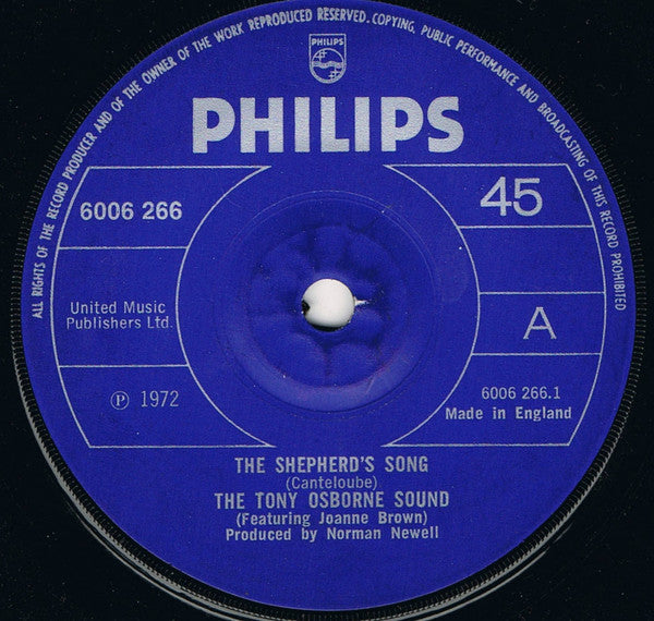 The Tony Osborne Sound : The Shepherd's Song (7", Single, Sol)