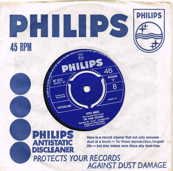 The Four Seasons Featuring The "Sound" Of Frankie Valli : Big Man In Town (7", Single, Mono, Pus)