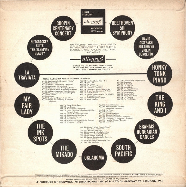 Gilbert & Sullivan, The National Musicale Company : H.M.S. Pinafore (LP, Album)