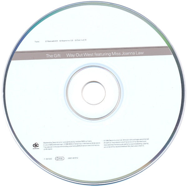 Way Out West Featuring Joanna Law : The Gift (CD, Single)