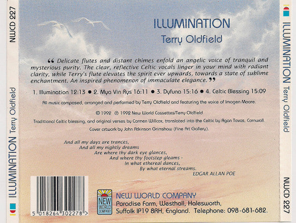 Terry Oldfield : Illumination - A Celtic Blessing (CD, Album)