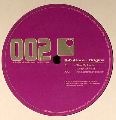 D-Culture : Origins (12")