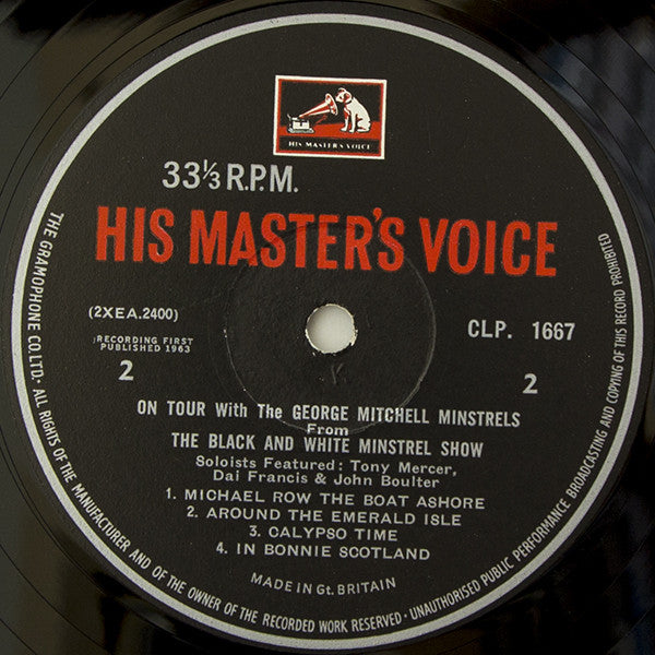 The George Mitchell Minstrels : On Tour With The George Mitchell Minstrels (LP, Album, Mono)