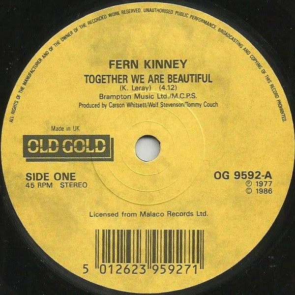Fern Kinney / Booker Newberry III : Together We Are Beautiful / Love Town  (7", RE)