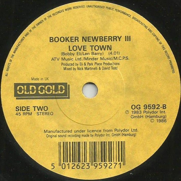 Fern Kinney / Booker Newberry III : Together We Are Beautiful / Love Town  (7", RE)
