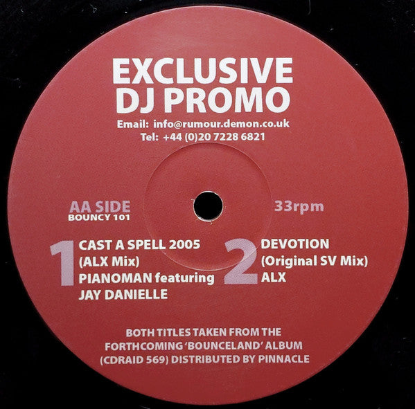Various : Bounceland 'The Sampler EP' (12", EP, Promo, Smplr)