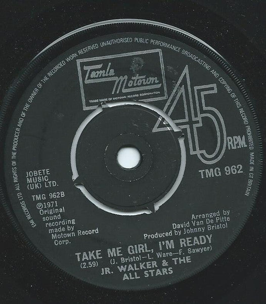Junior Walker & The All Stars : What Does It Take (To Win Your Love) (7", Single)