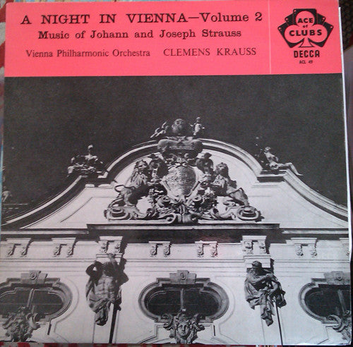 Johann Strauss*, Joseph Strauss*, Clemens Krauss, Vienna Philharmonic Orchestra* : A Night In Vienna - Volume 2 (LP, Mono)