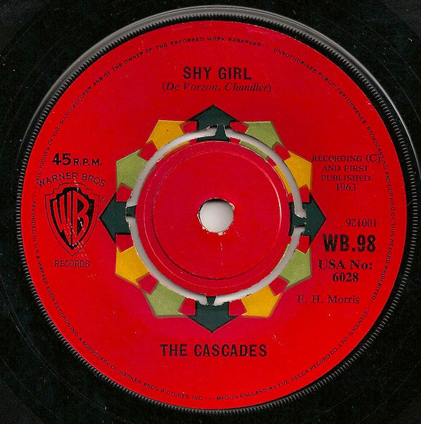 The Cascades (2) : Shy Girl / The Last Leaf (7", Single)