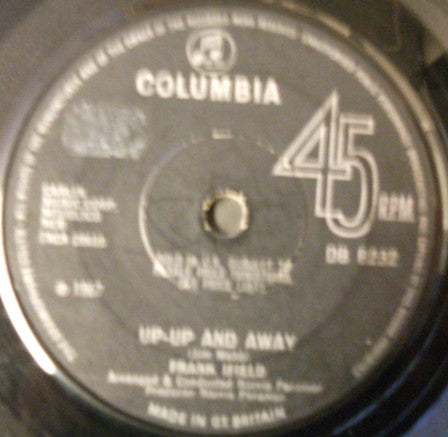 Frank Ifield : Roses , Moonlight And One Little Bottle Of Wine / Up-Up & Away (7")