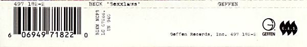 Beck : Sexx Laws (HDCD, Single, CD2)
