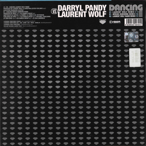 Darryl Pandy VS Laurent Wolf : Dancing (12", Maxi)