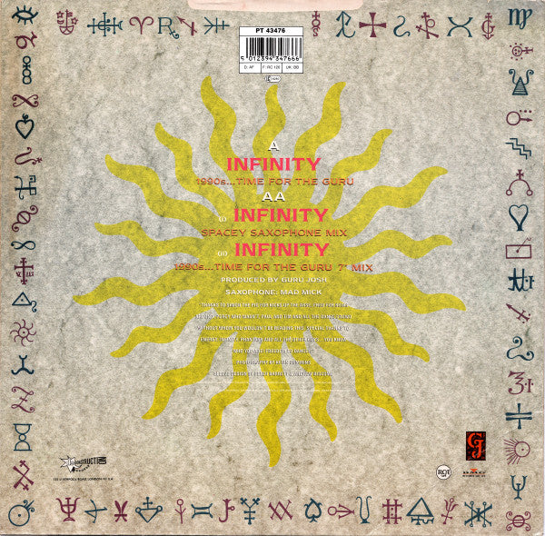 Guru Josh : Infinity (1990's...Time For The Guru) (12")