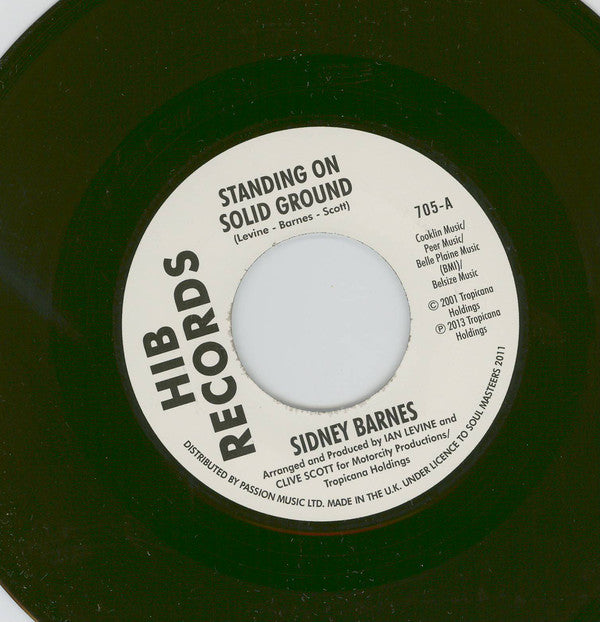 Sidney Barnes : Standing On Solid Ground (7", RE)