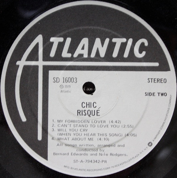 Chic : Risqué (LP, Album, PR)