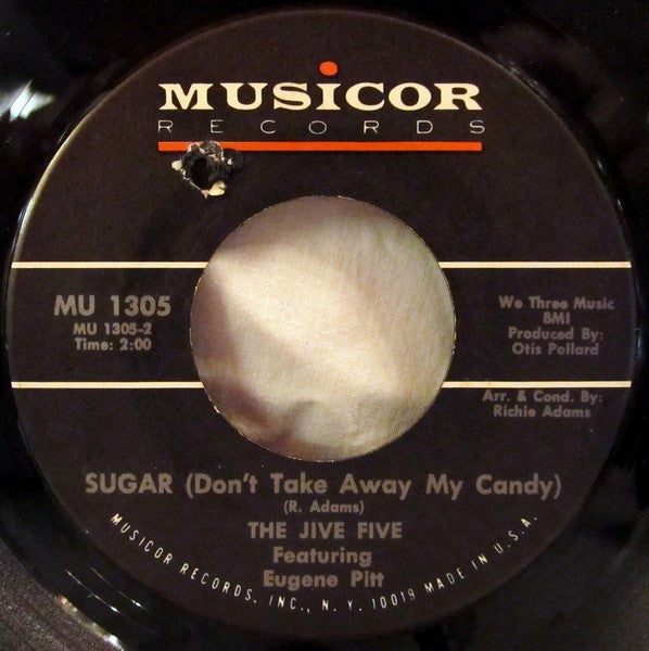 The Jive Five Featuring Eugene Pitt : Blues In The Ghetto (7", Single)