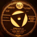 Hugo & Luigi Their Orchestra And Chorus : La Plume De Ma Tante / Honolulu Lu (7", Single)