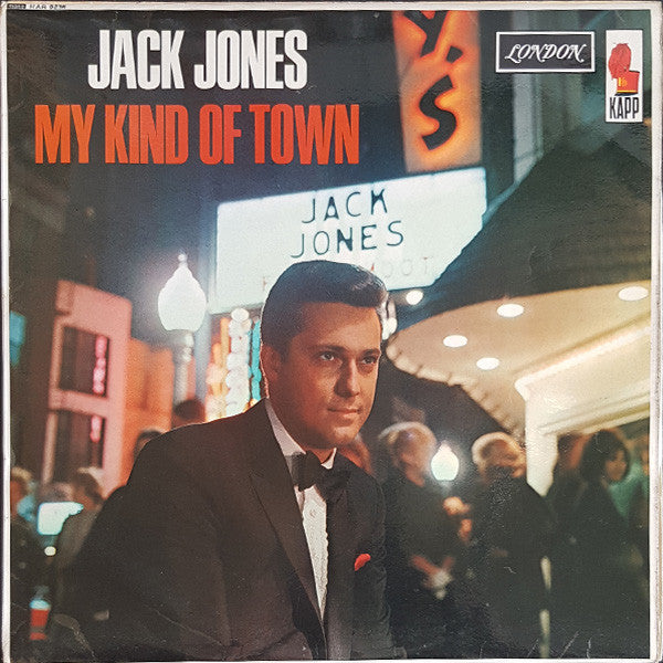 Jack Jones : My Kind Of Town (LP, Album, Mono)