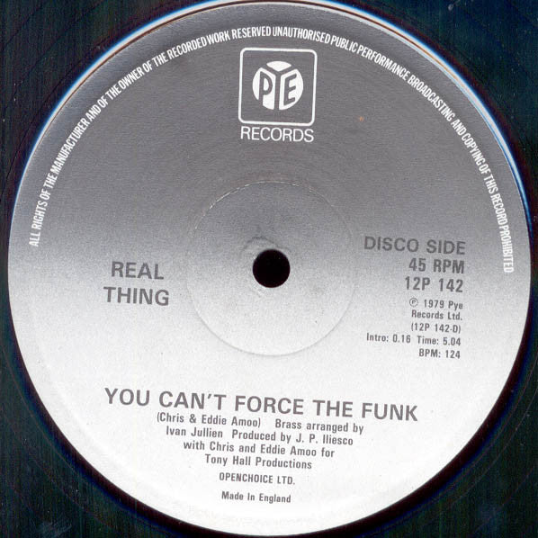 The Real Thing : Give Me Your Love (12", Single)
