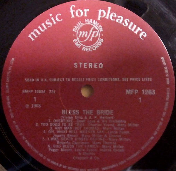 Various : Bless The Bride - First LP Recording (LP)