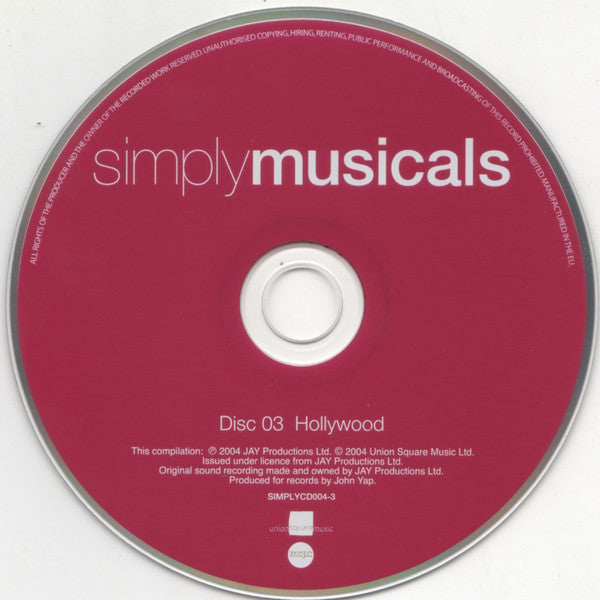 Various : Simply Musicals (4xCD, Comp + Box)