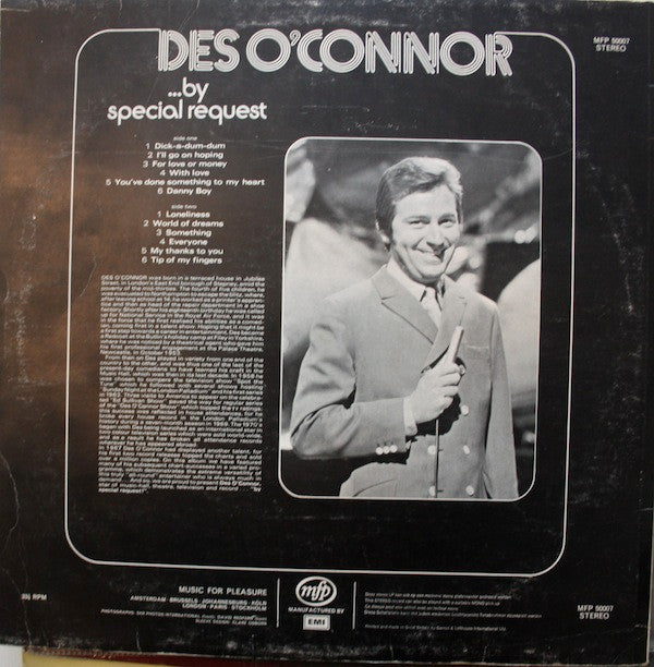 Des O'Connor : By Special Request (LP, Comp)