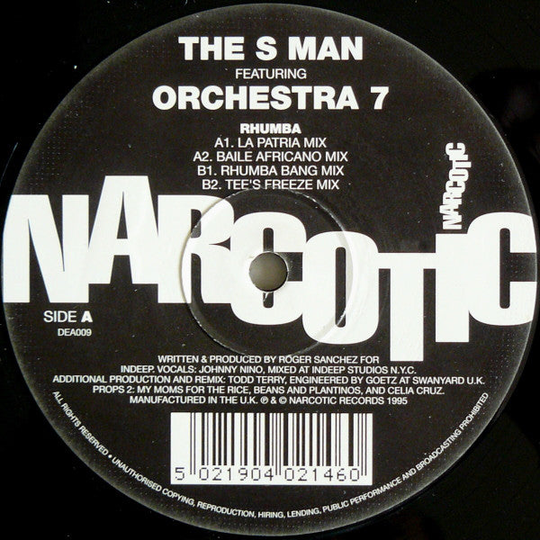 The S Man* Featuring Orchestra 7 : Rhumba (12")