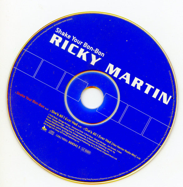 Ricky Martin : Shake Your Bon-Bon (CD, Single, Ltd)
