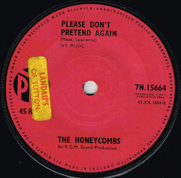 The Honeycombs : Have I The Right? (7", Single, Sol)