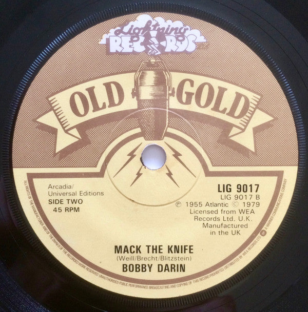 Bobby Darin : Dream Lover / Mack The Knife (7", Single)