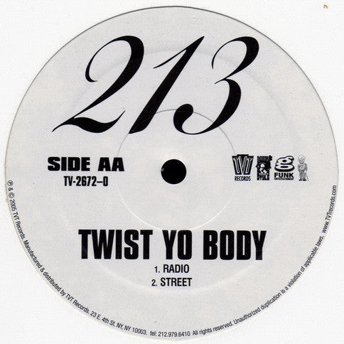 213 : Gotta Find A Way / Twist Yo Body (12")