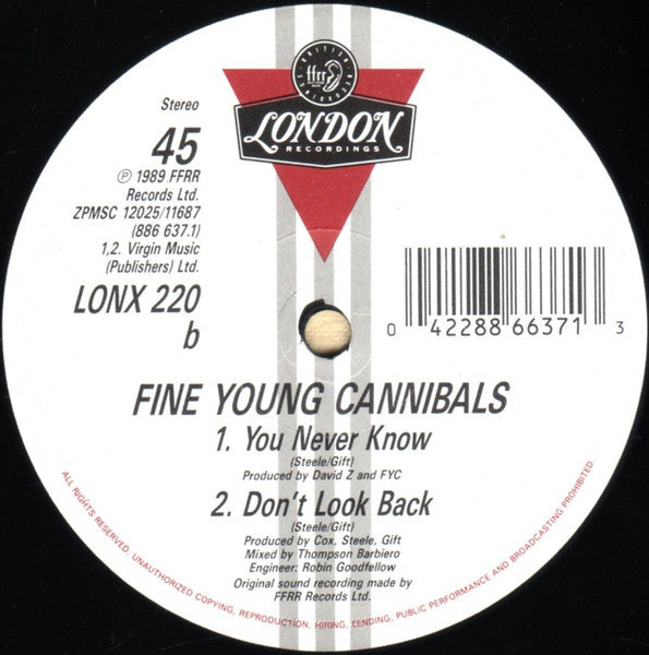 FYC* : Don't Look Back (12", Single)