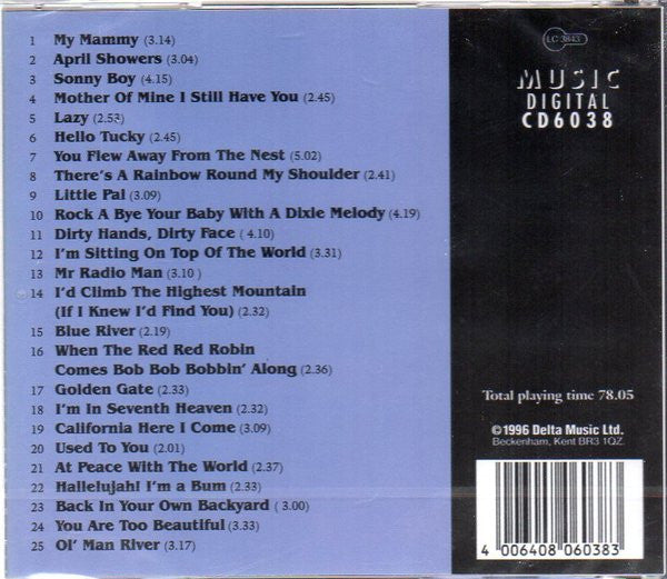 Al Jolson : The Best Of Al Jolson- 25 Great Songs (CD, Comp)