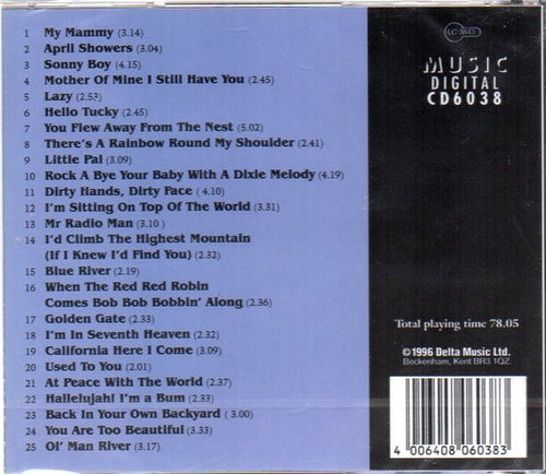 Al Jolson : The Best Of Al Jolson- 25 Great Songs (CD, Comp)