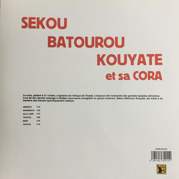 Batourou Sekou Kouyate : Et Sa Cora (LP, RE, RM, Unofficial, 180)