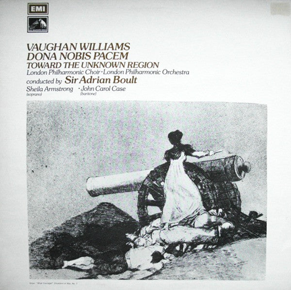 Ralph Vaughan Williams - London Philharmonic Choir, London Philharmonic Orchestra Conducted By Sir Adrian Boult : Dona Nobis Pacem / Toward The Unknown Region (LP)