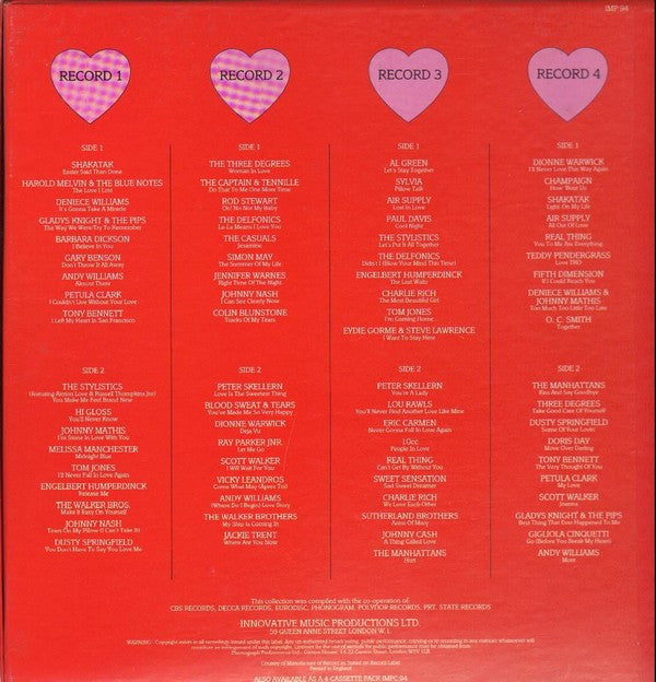 Various : The Love Box (4xLP, Comp + Box)
