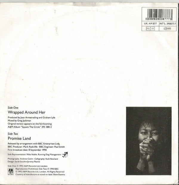 Joan Armatrading : Wrapped Around Her (7", Single)