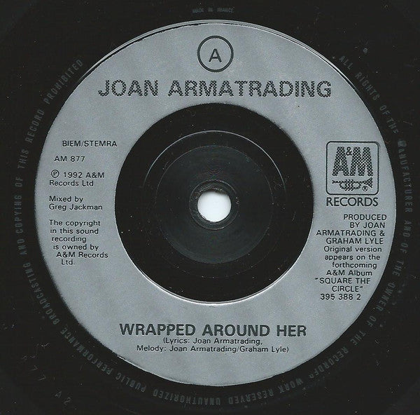 Joan Armatrading : Wrapped Around Her (7", Single)